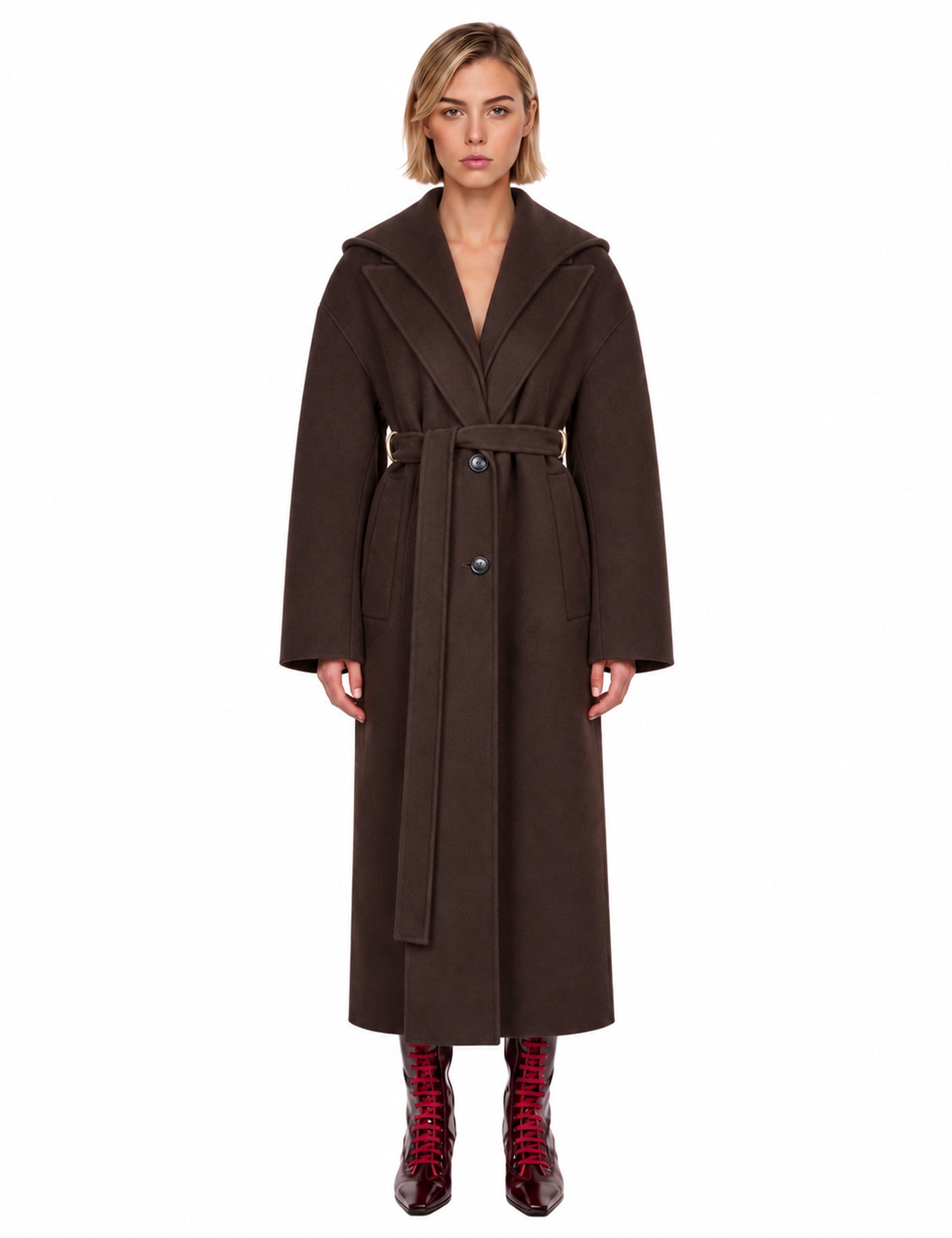 Cappotto Olmo in marrone 
