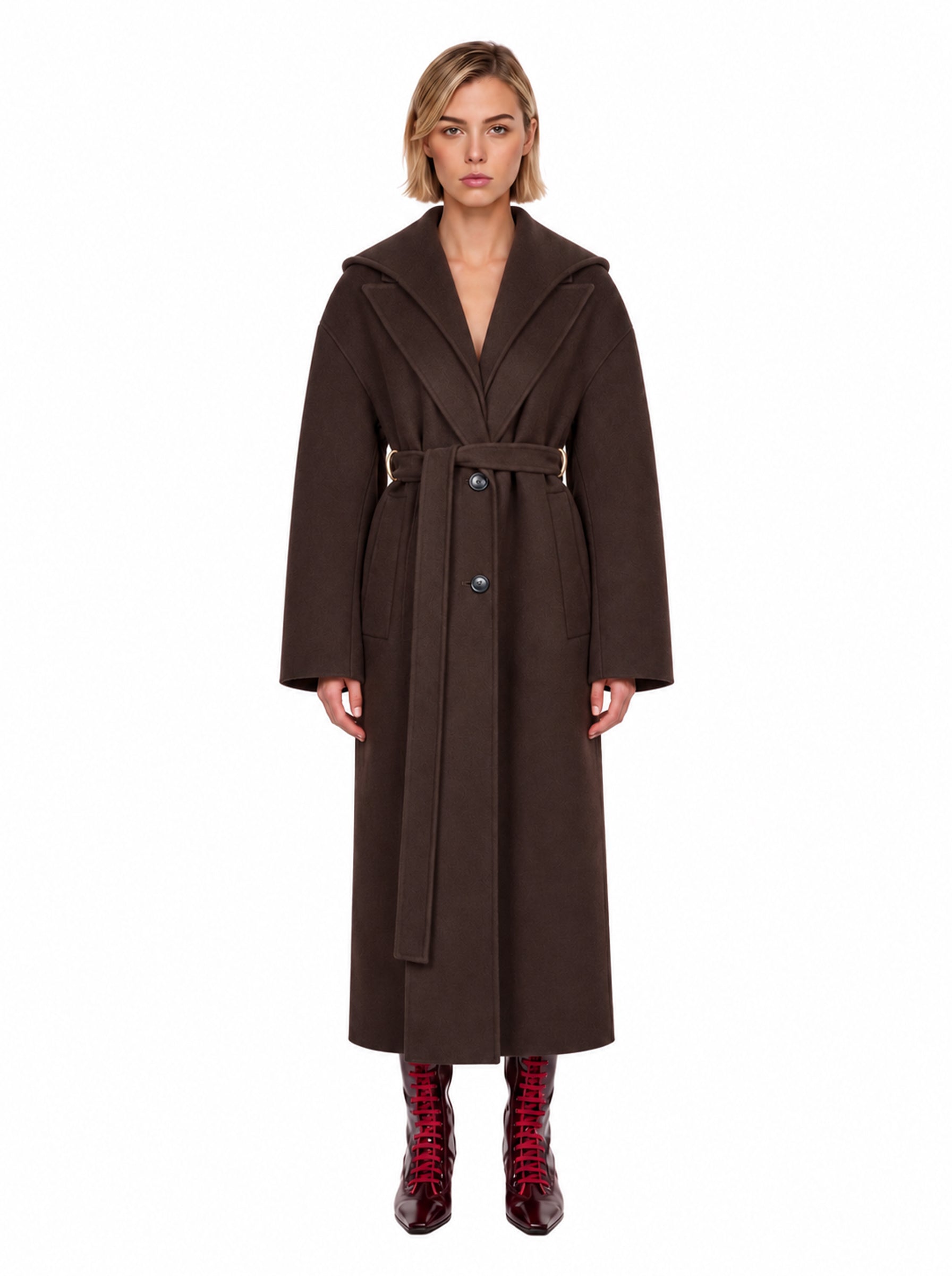 Cappotto Olmo in marrone 