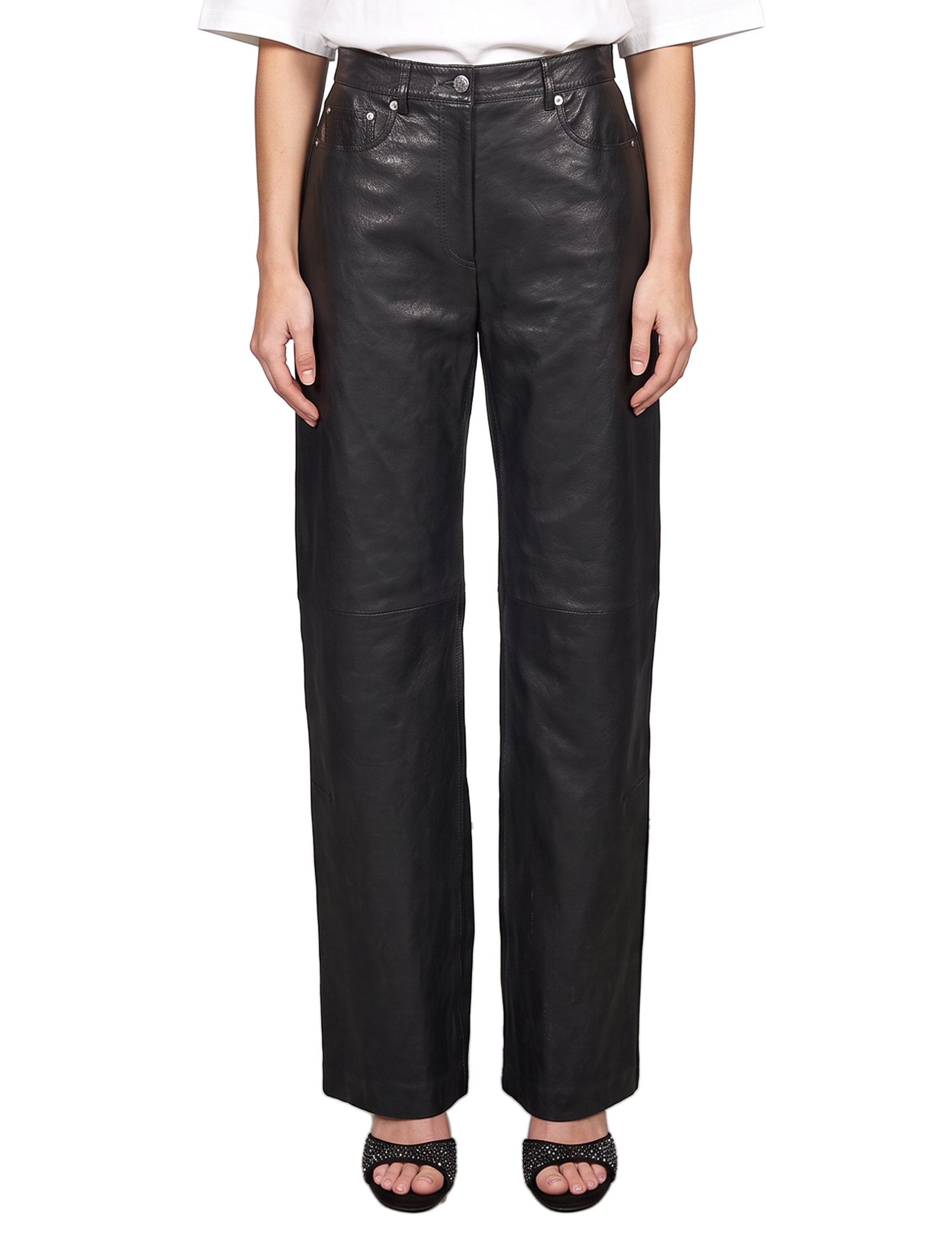Pantaloni Crespo in nero 