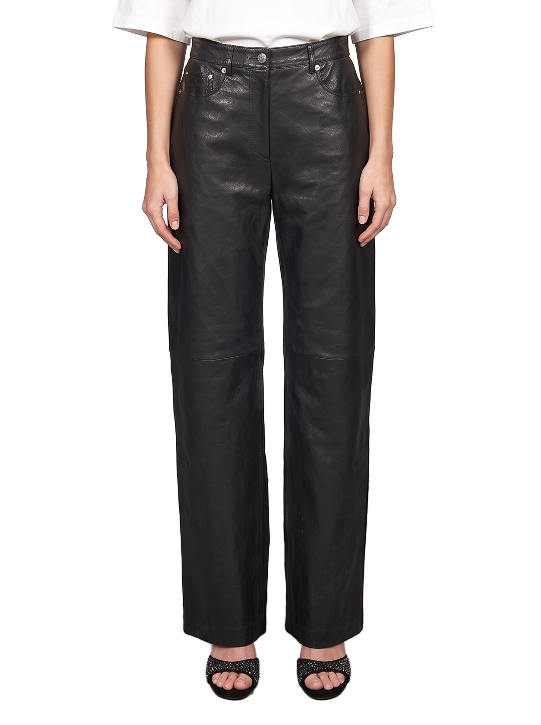 Pantaloni Crespo in nero 