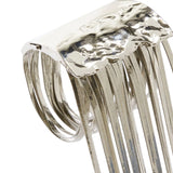 Bracciale scultura Feroce in argento 