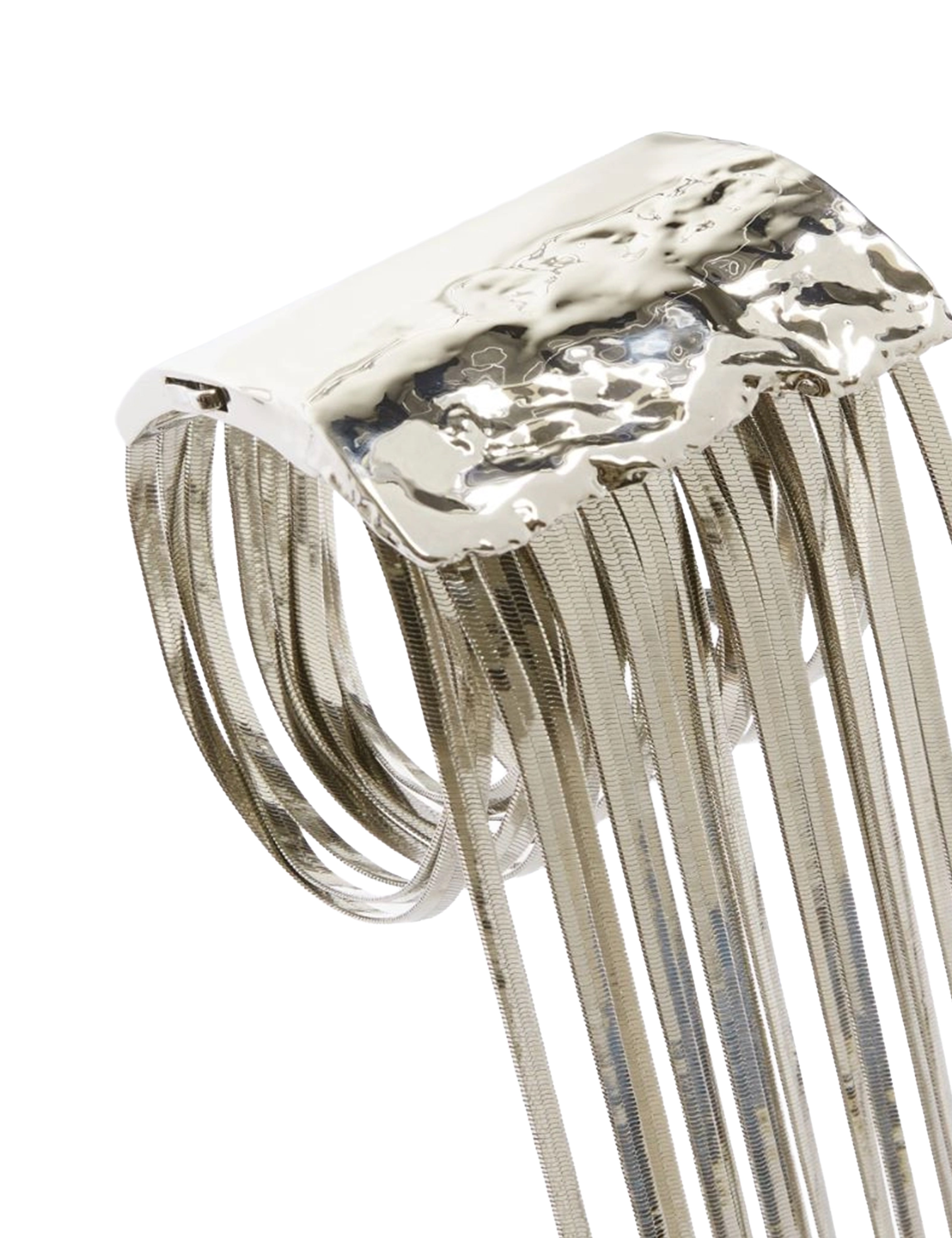 Bracciale scultura Feroce in argento 