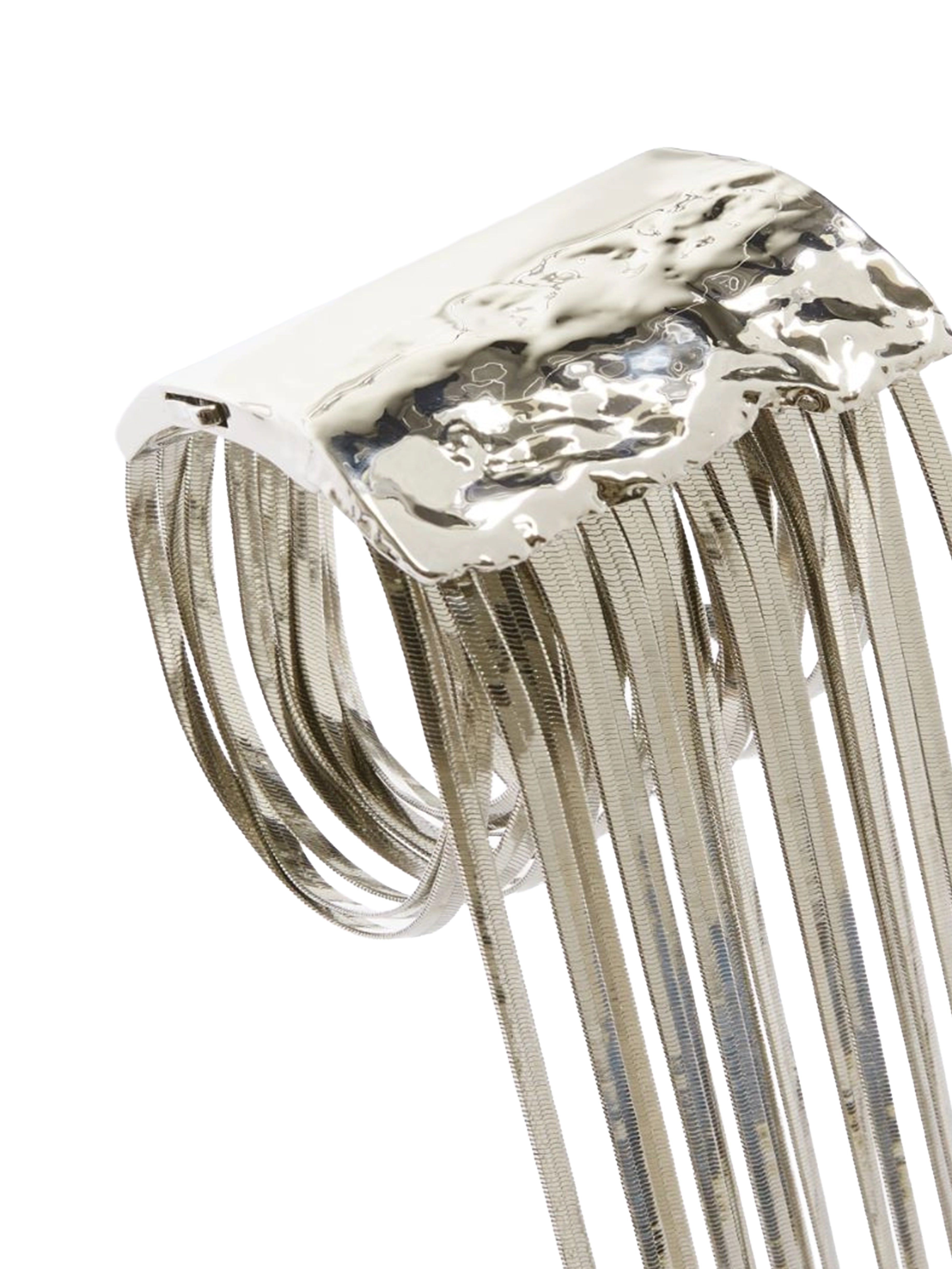 Bracciale scultura Feroce in argento 