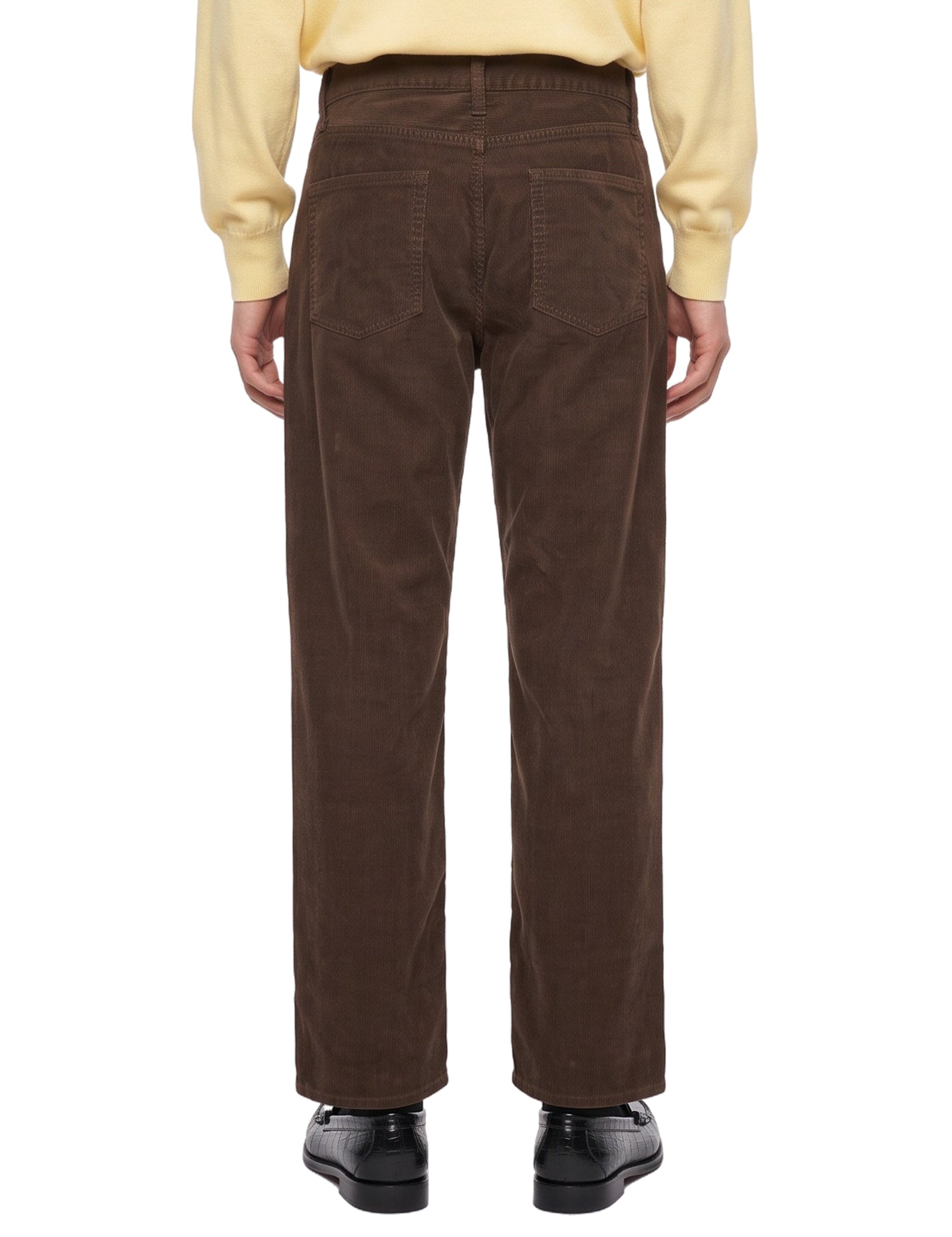 Pantaloni in velluto a coste marrone 