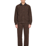 Pantaloni in velluto a coste marrone 