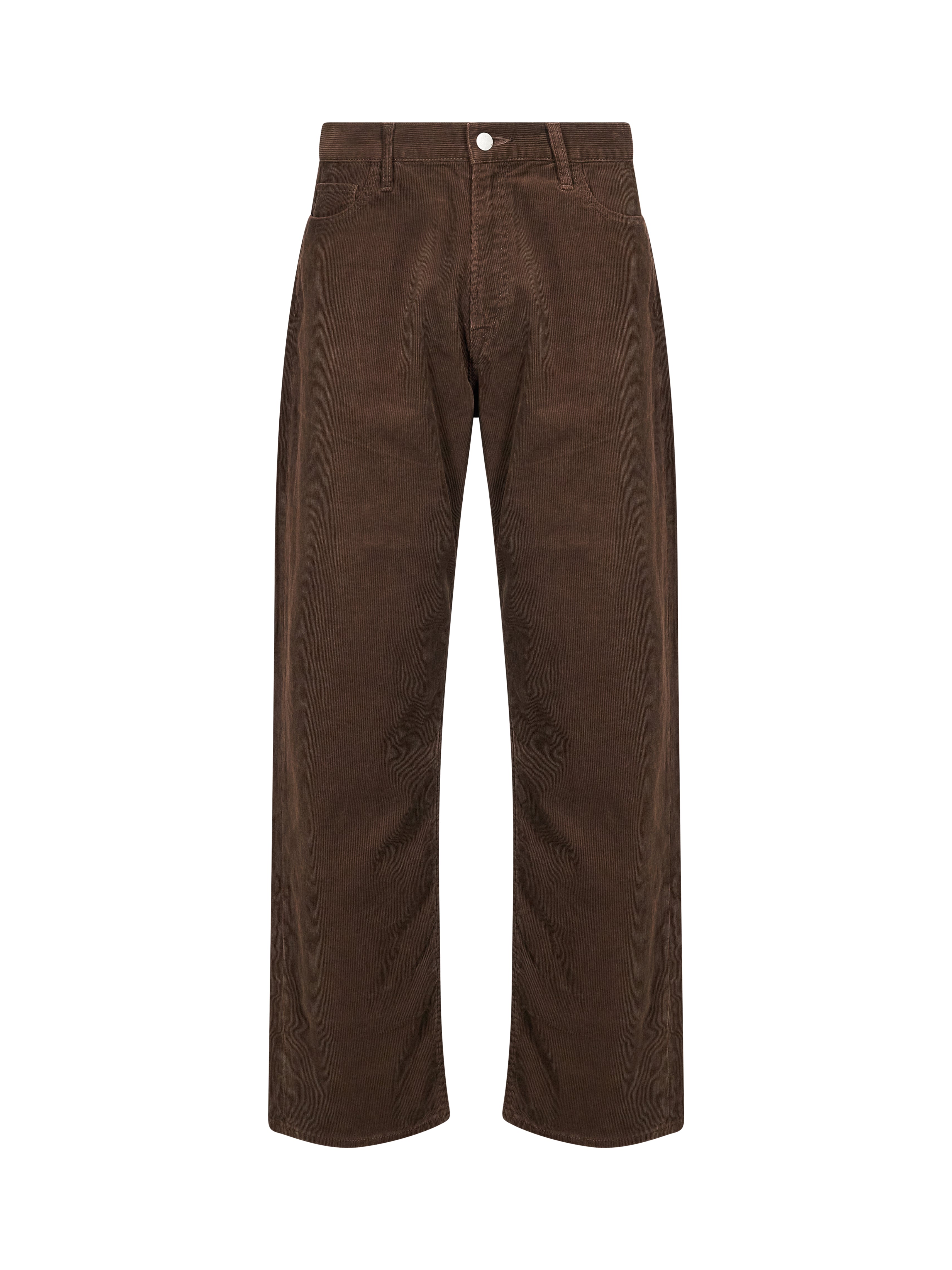 Pantaloni in velluto a coste marrone 