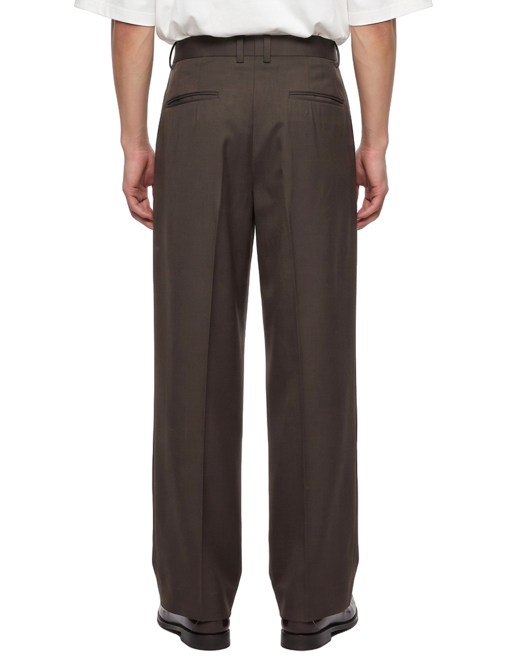 Pantaloni ampi in marrone 