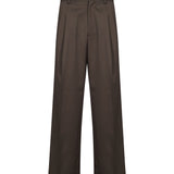 Pantaloni ampi in marrone 