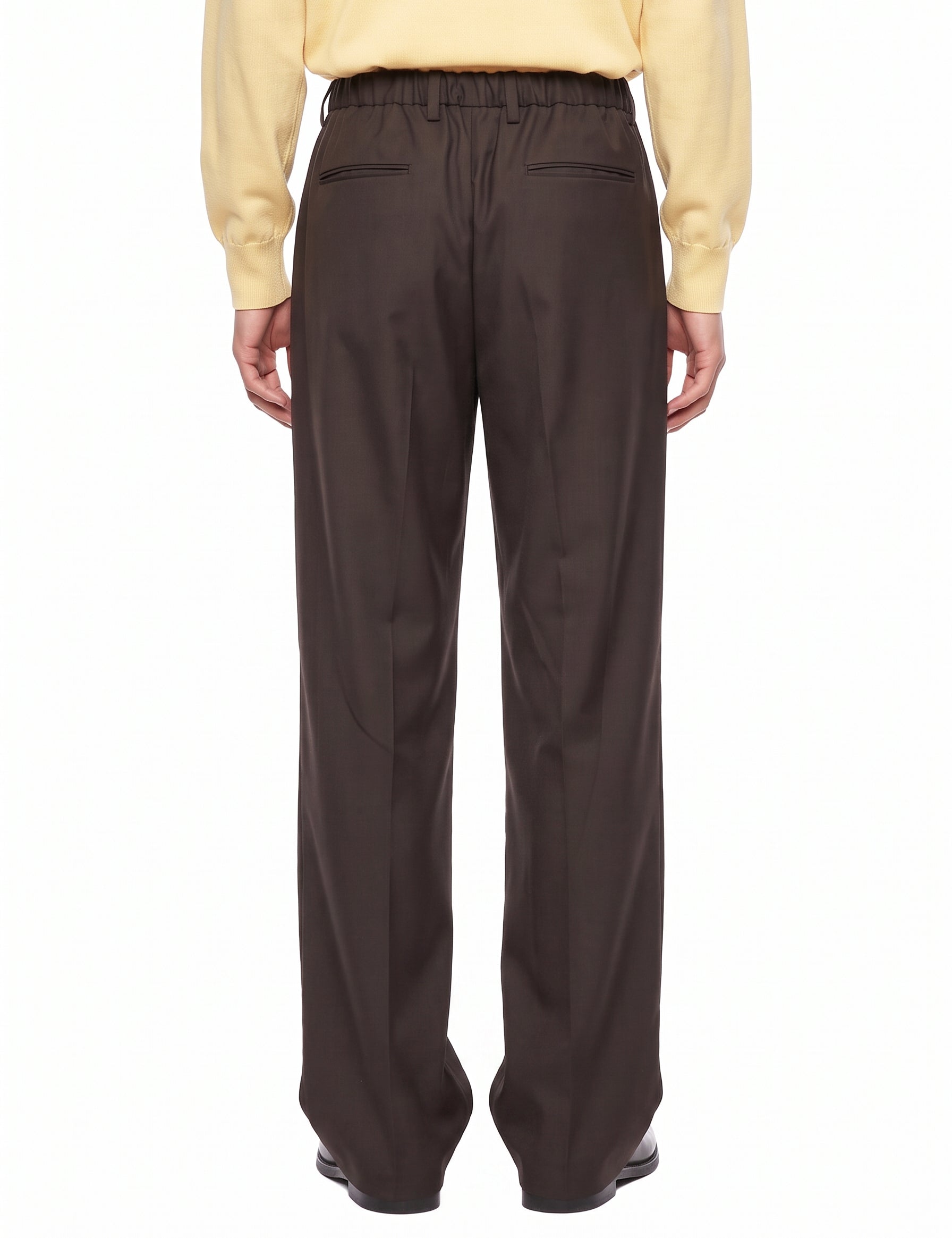 Pantaloni ampi in marrone 