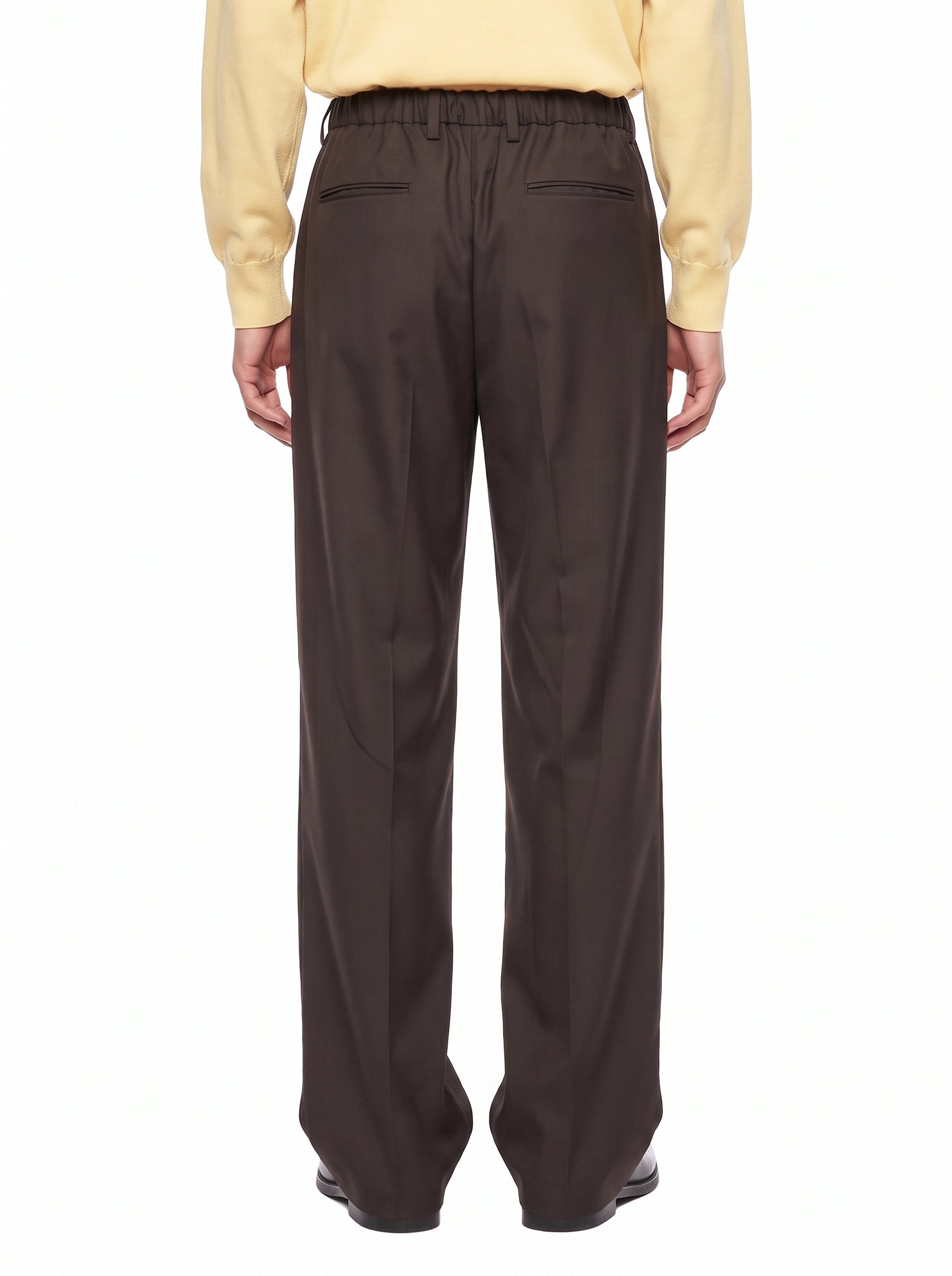 Pantaloni ampi in marrone 