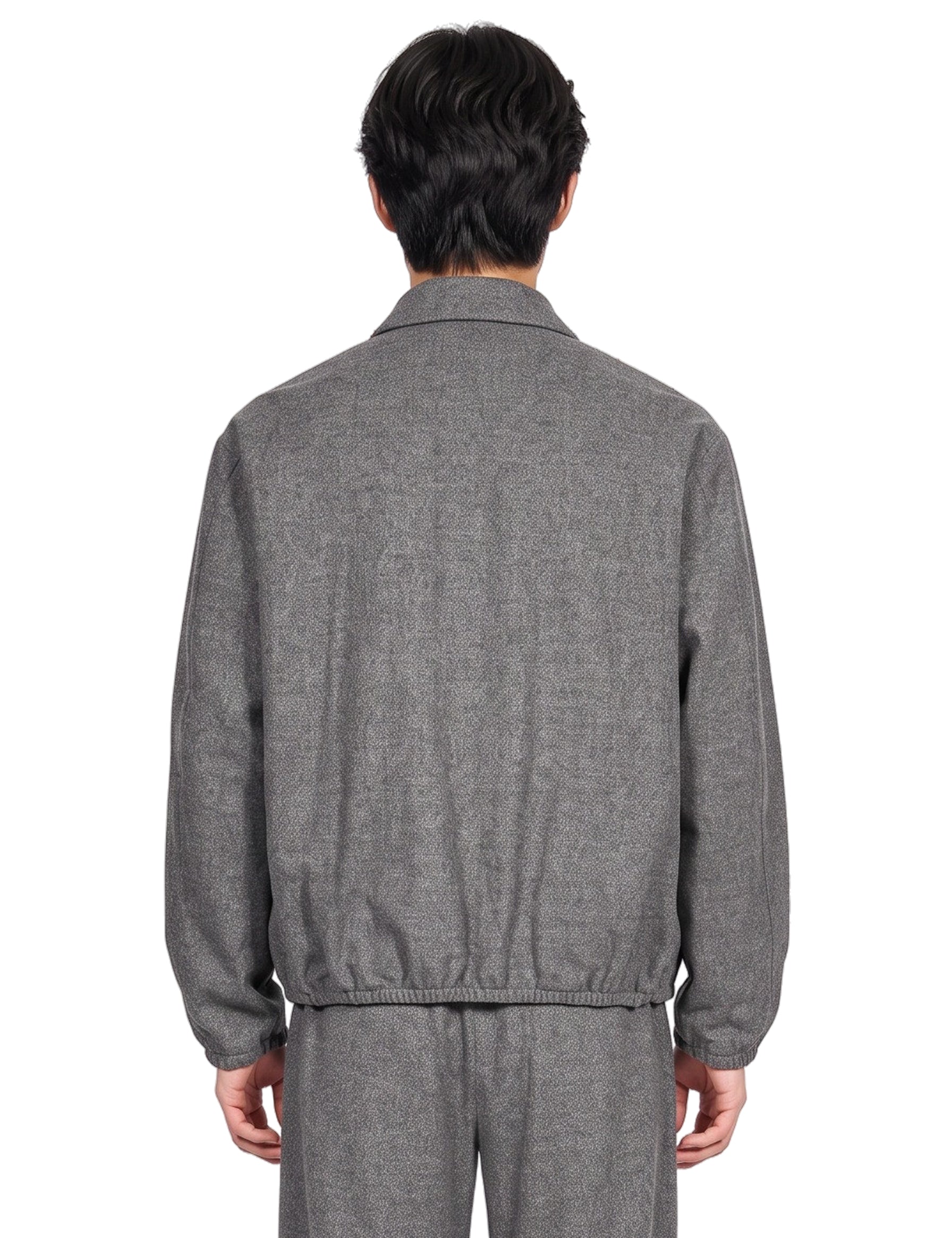 Giacca con zip in grigio 