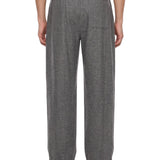 Pantaloni con coulisse in grigio 