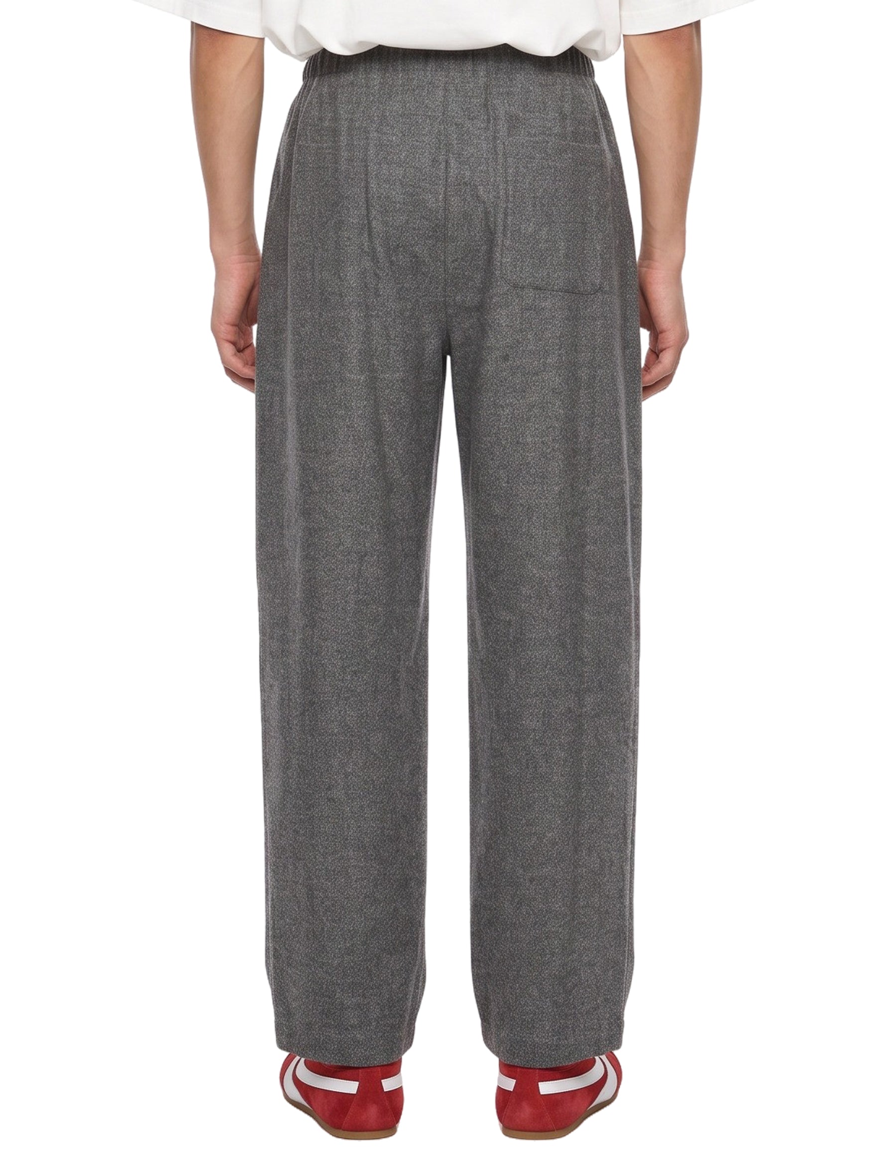 Pantaloni con coulisse in grigio 