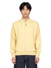Yellow knit polo shirt