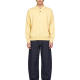 Polo in maglia giallo 