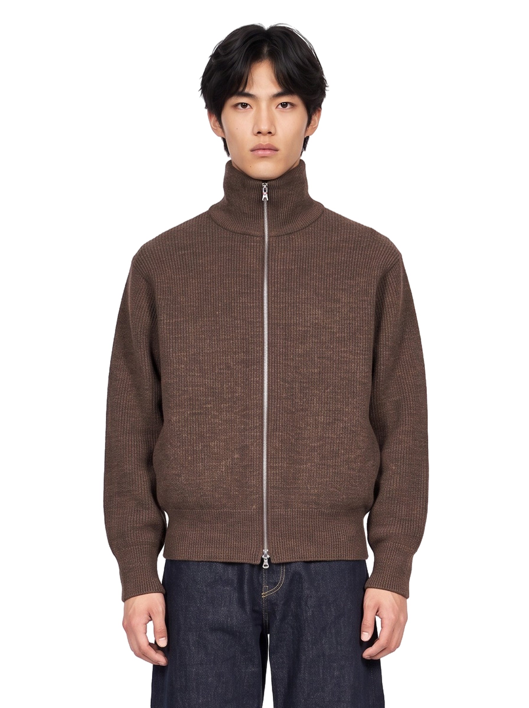 Maglia Drivers in marrone 