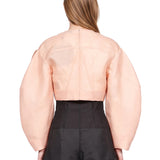 Top corto Power Puff in rosa 