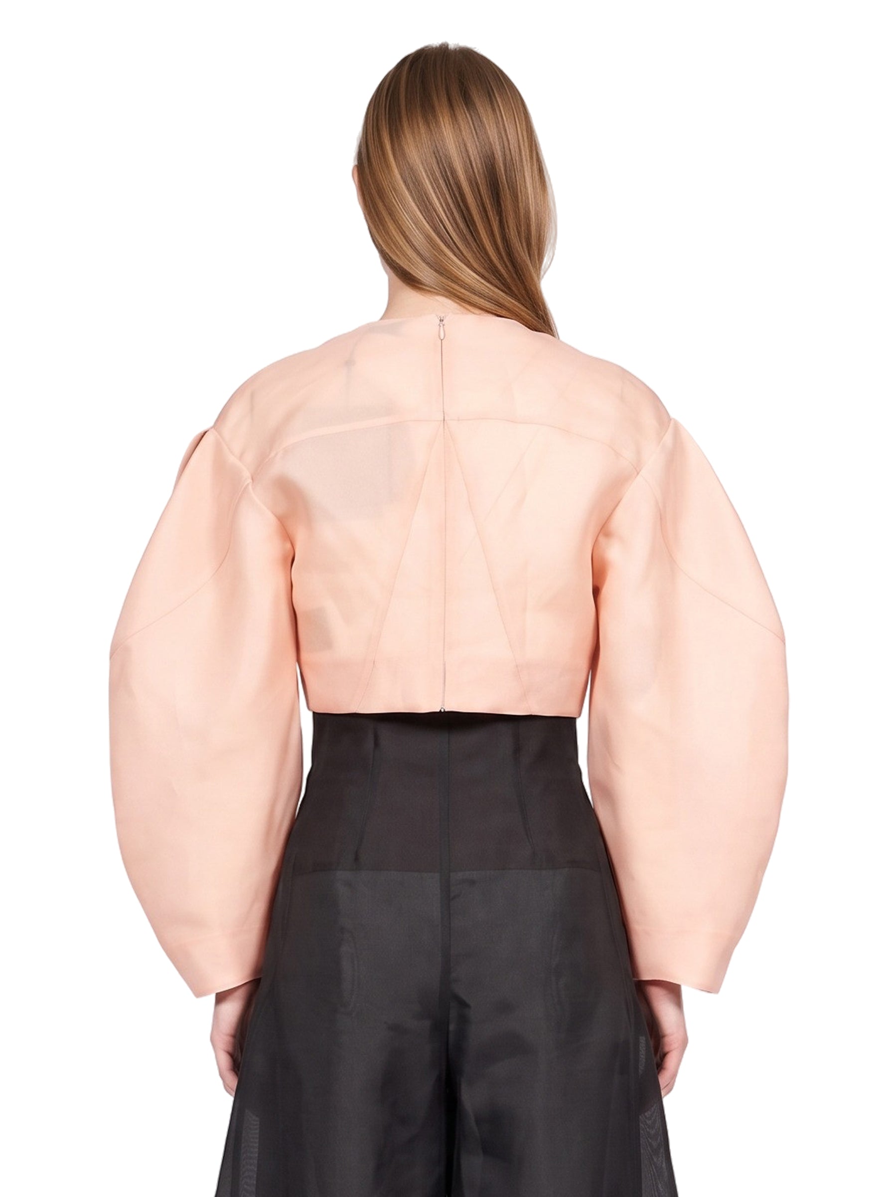 Top corto Power Puff in rosa 