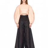 Top corto Power Puff in rosa 