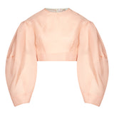 Top corto Power Puff in rosa 