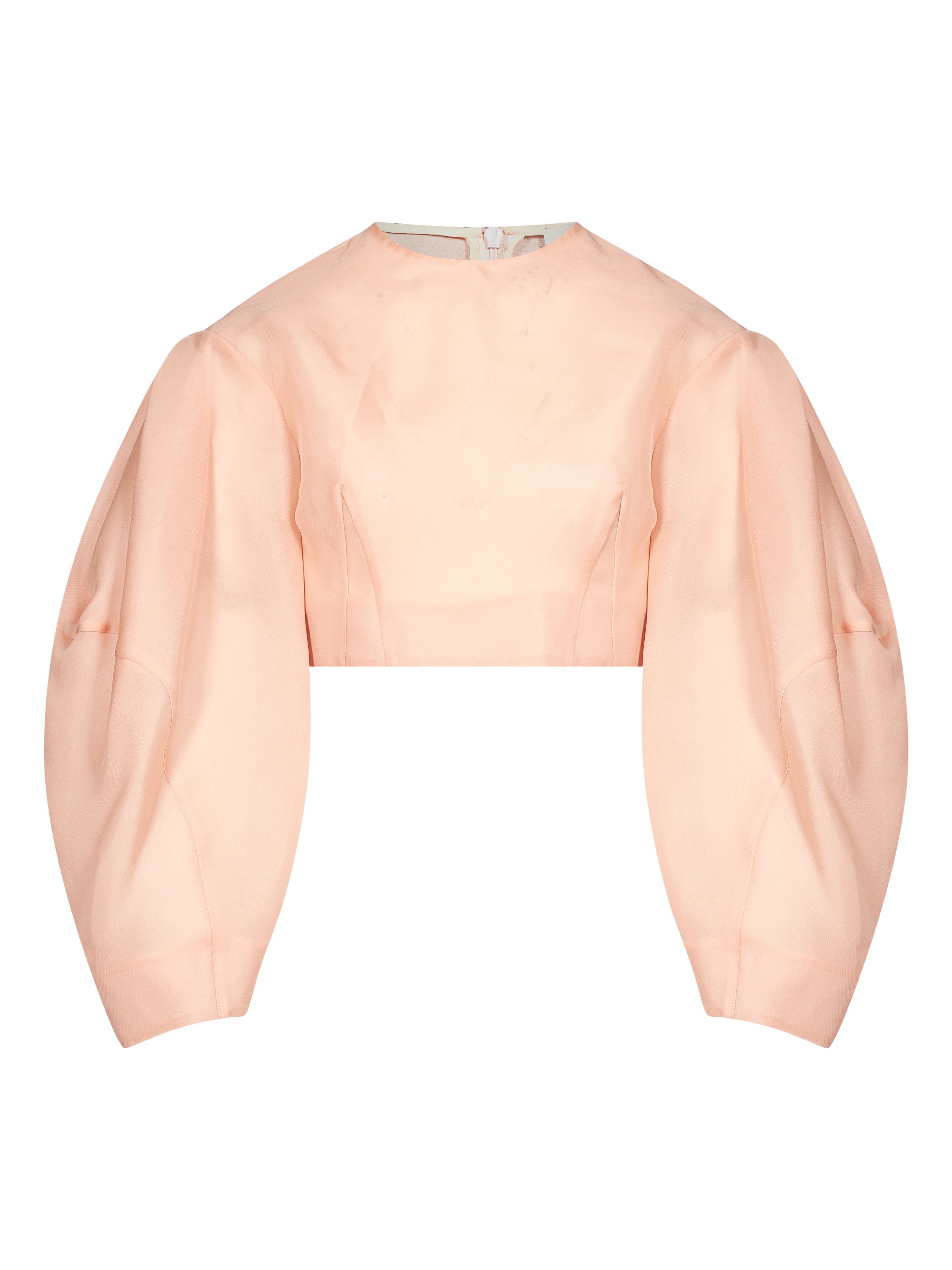 Top corto Power Puff in rosa 