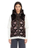 Piumino smanicato Tropico in marrone