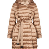 Piumino lungo reversibile Novef in beige 