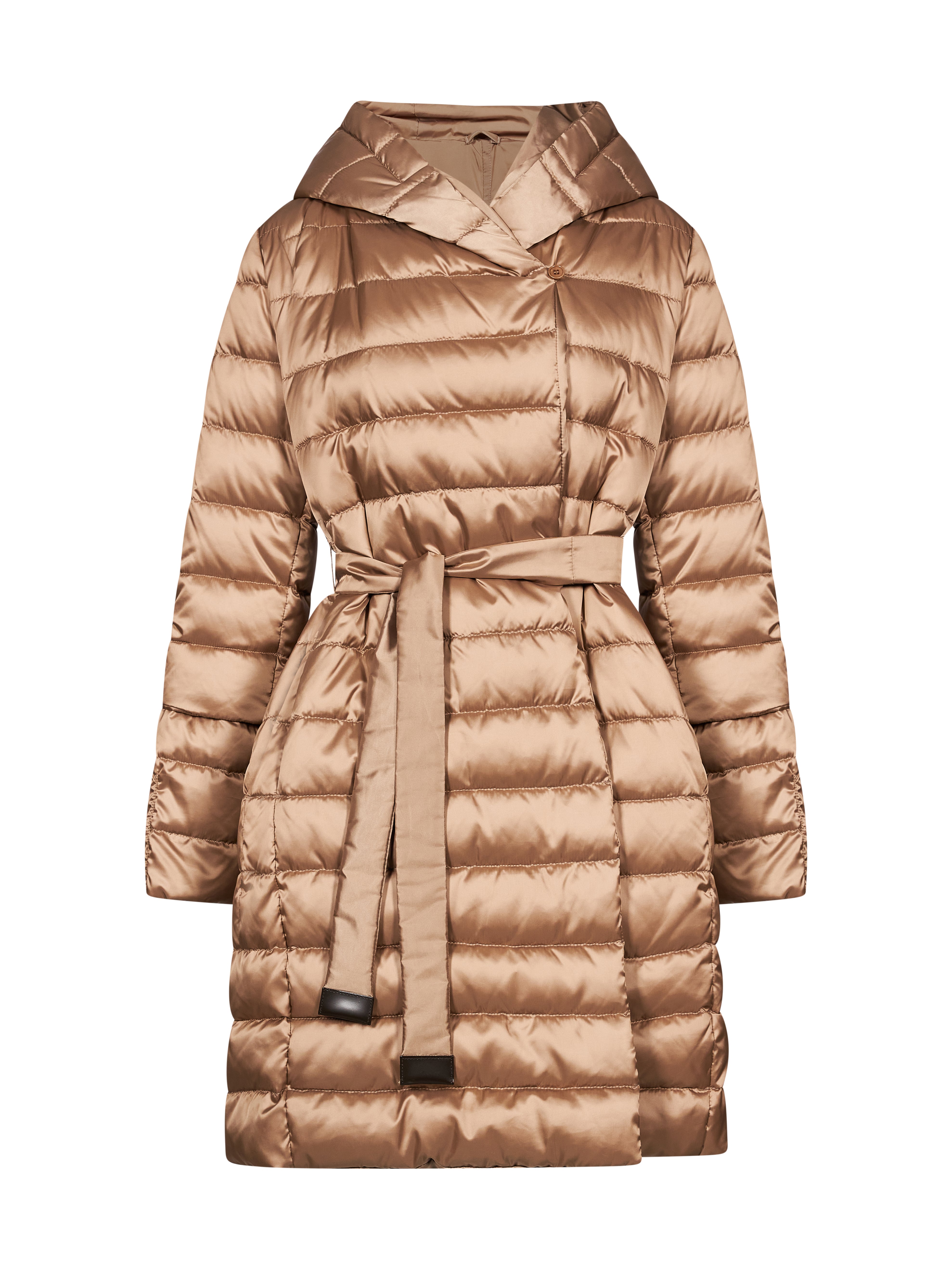 Piumino lungo reversibile Novef in beige 