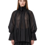 Blusa over Estelle in nero 