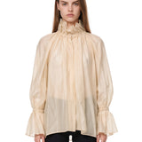 Blusa over Estelle in beige 