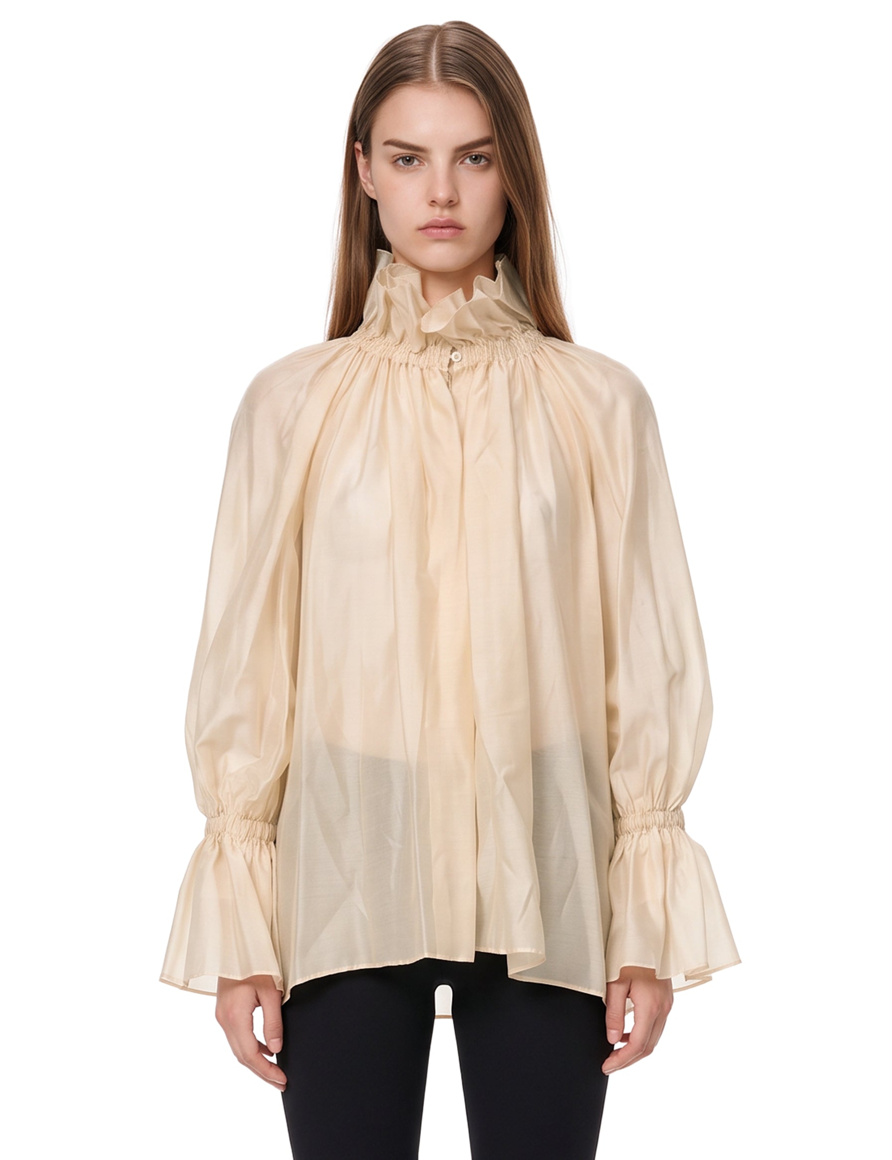 Blusa over Estelle in beige 