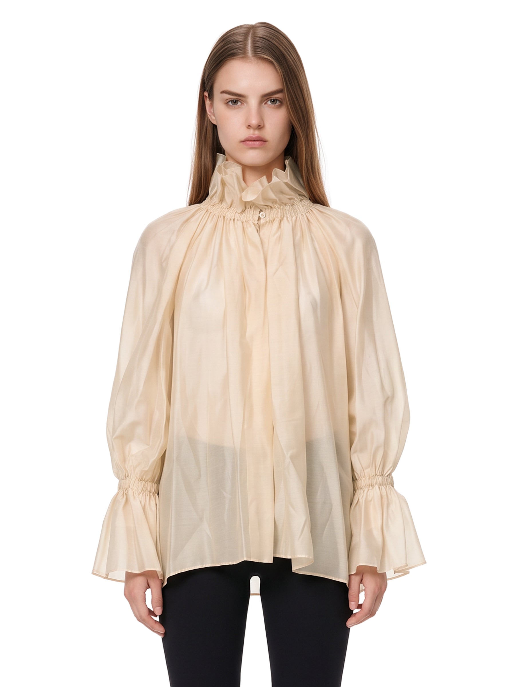 Blusa over Estelle in beige 
