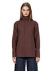 Camicia in popeline Edith in marrone