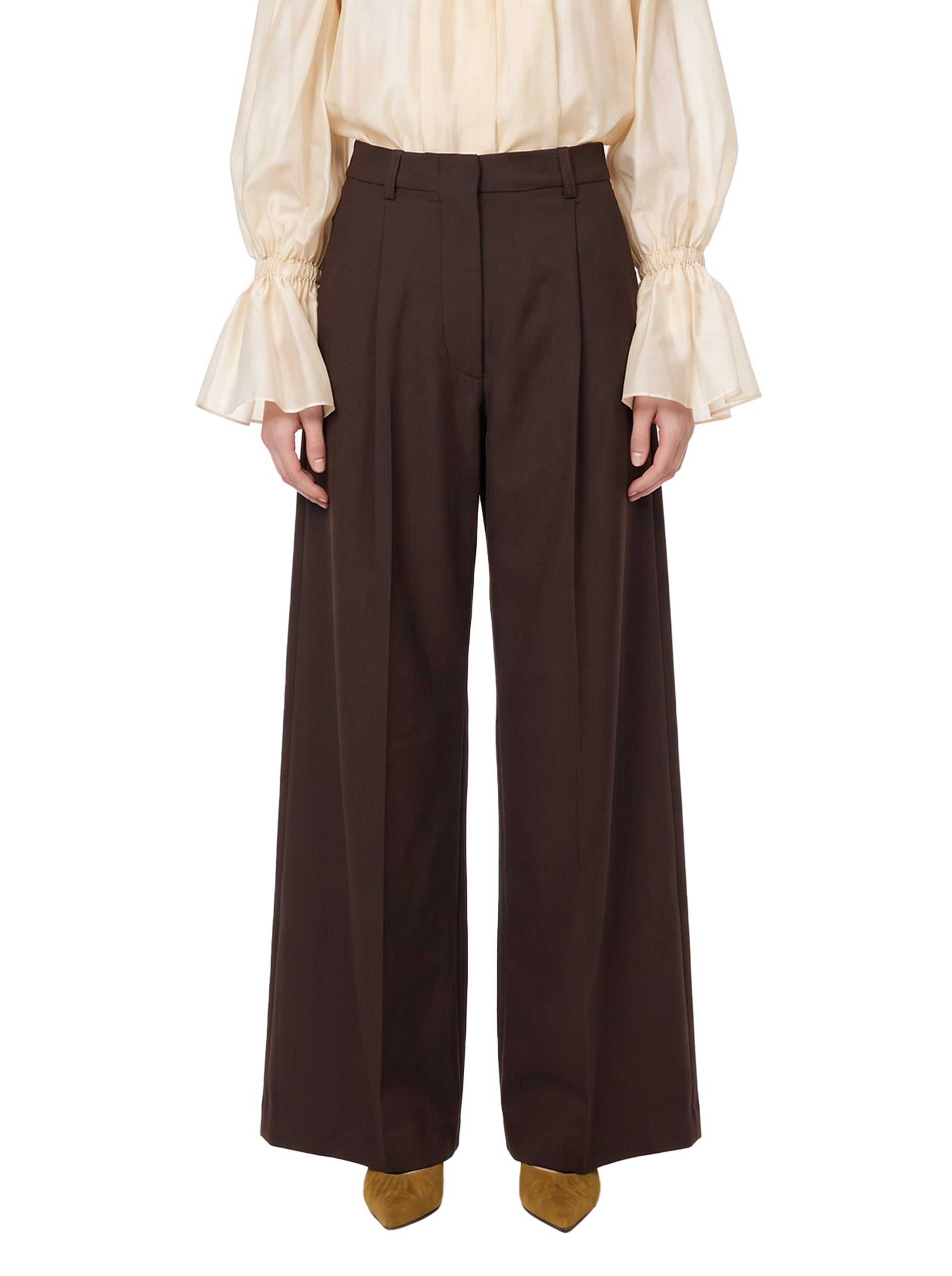 Pantaloni Billie in marrone 