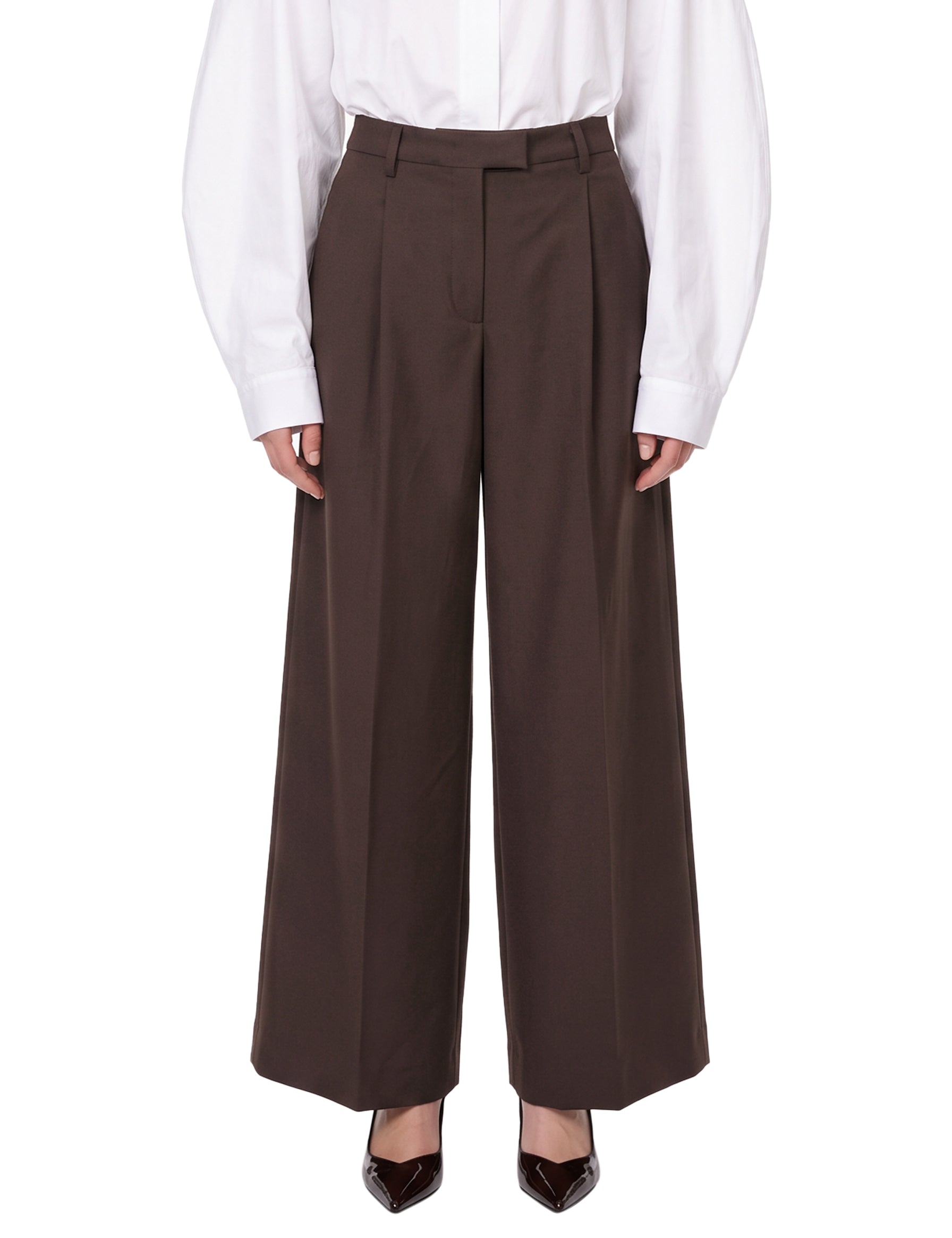 Pantaloni Deva in marrone 