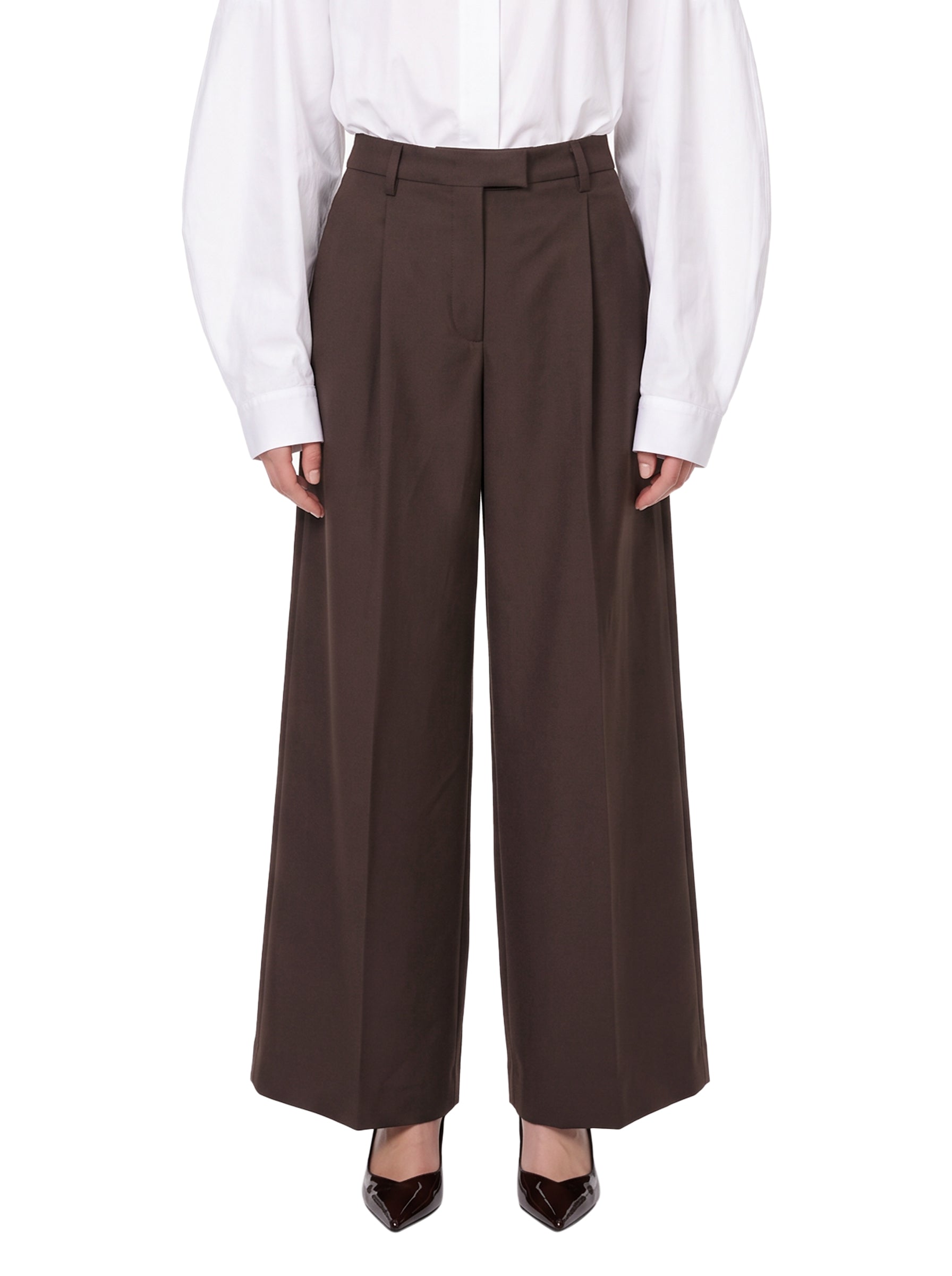 Pantaloni Deva in marrone 