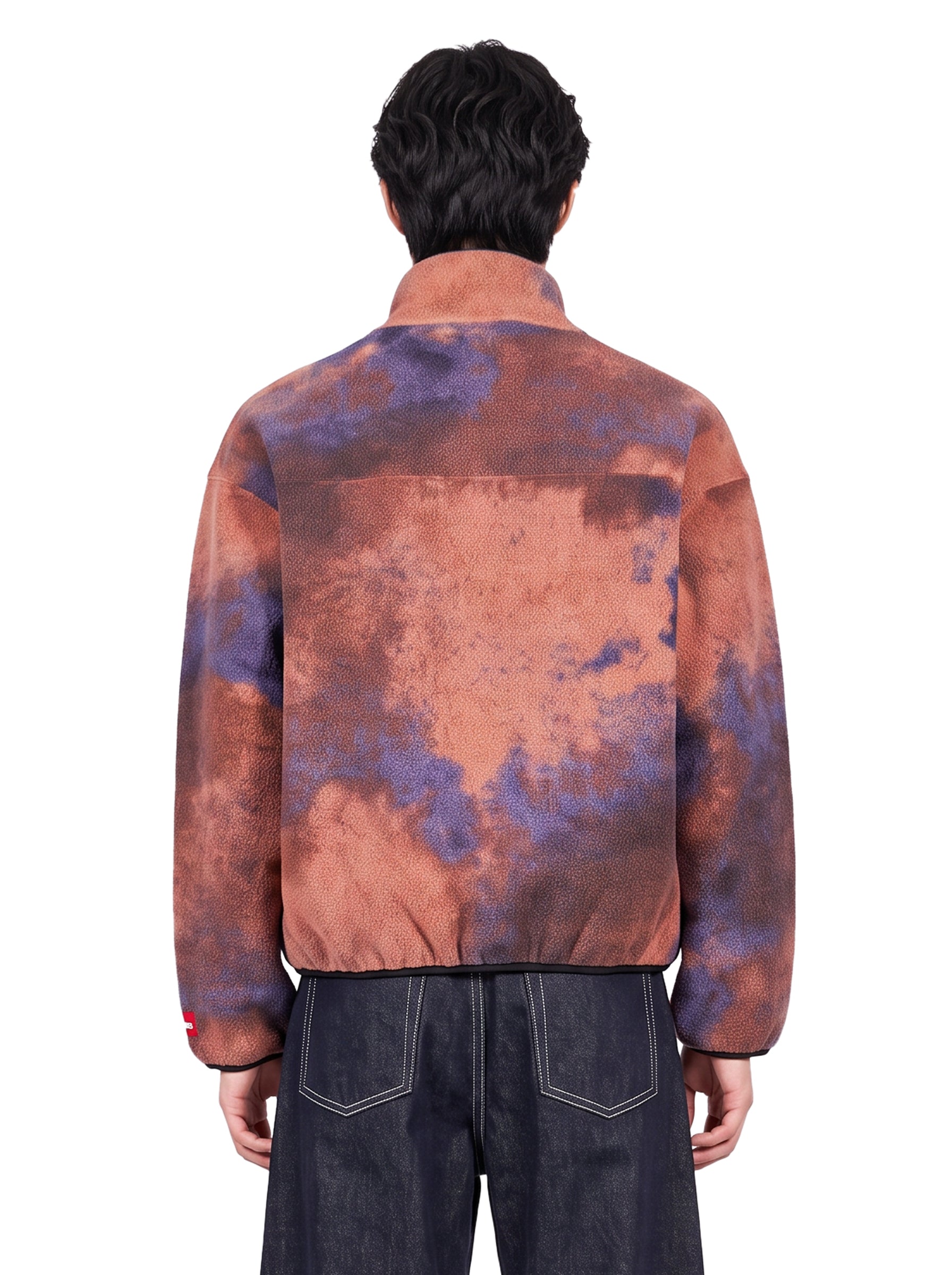 Giacca Polar Fleece con grafica Relaxed multicolor 