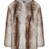 mint half fur jacket 