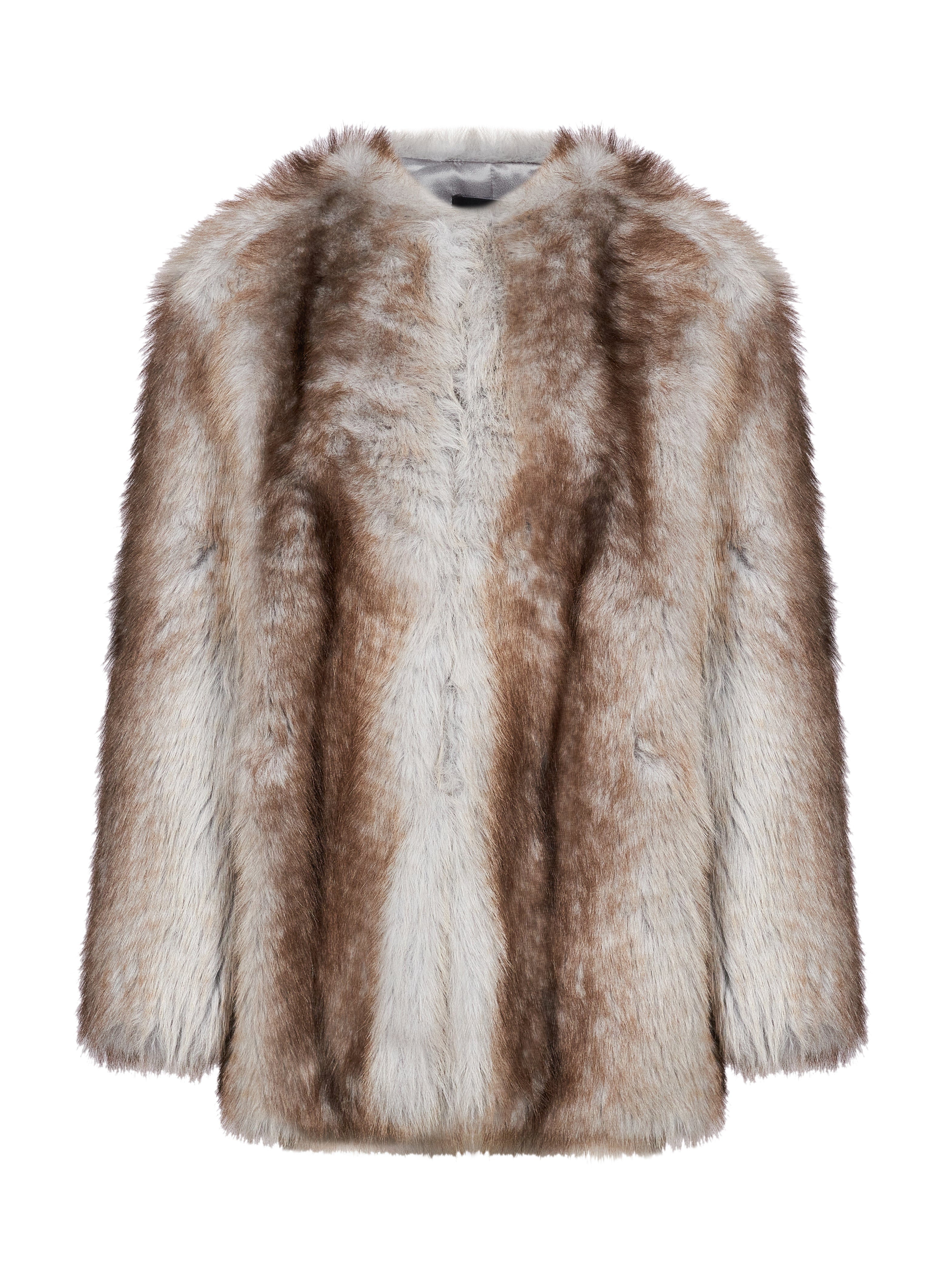 mint half fur jacket 