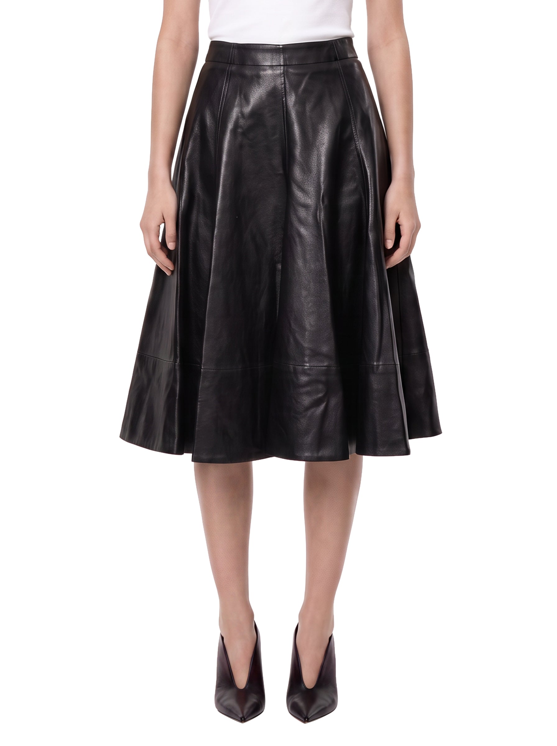 Goanna svasata in pelle in nero 
