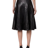 Goanna svasata in pelle in nero 