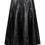 Goanna svasata in pelle in nero 