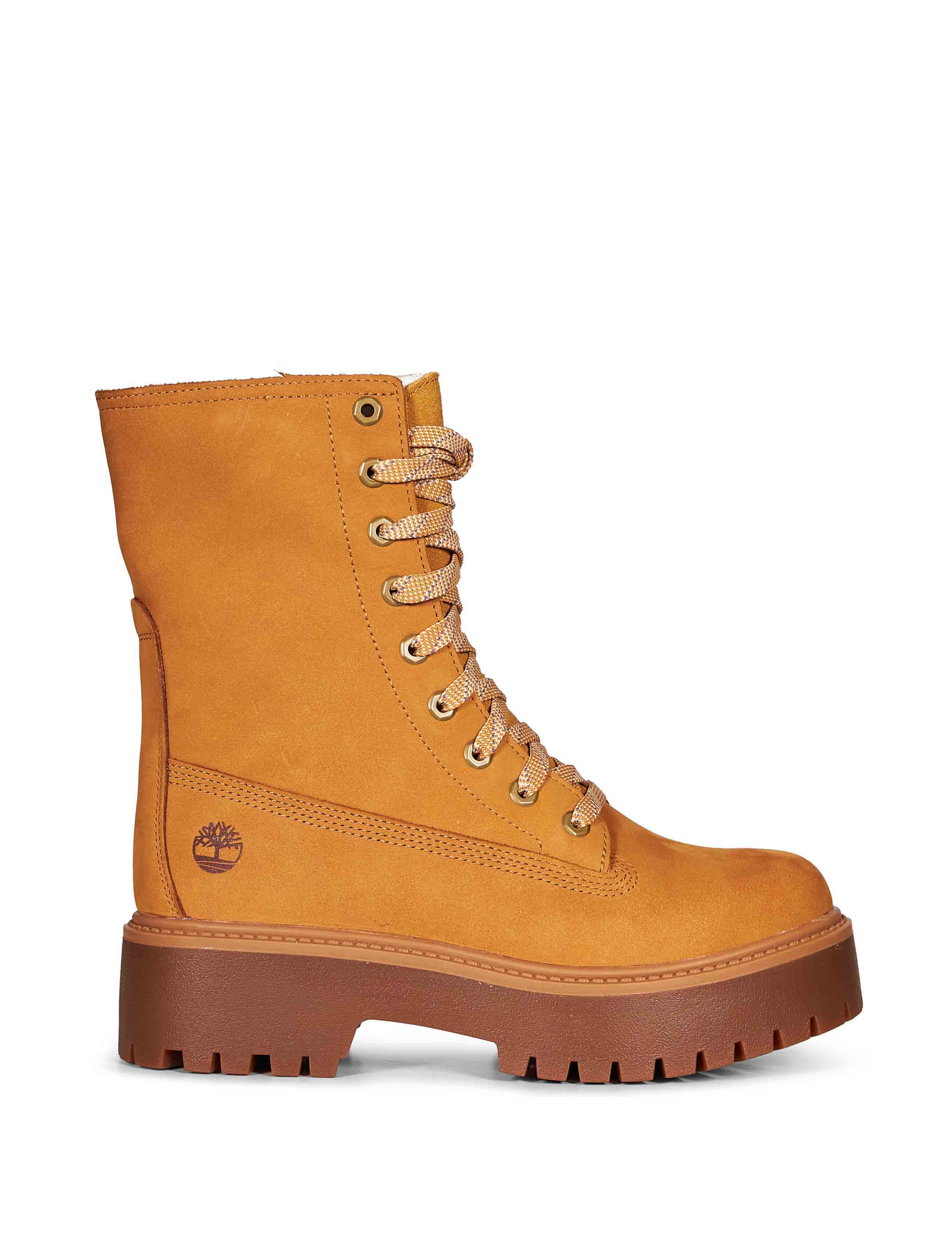 Stivaletti Stone Street mid in beige 