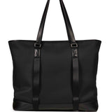 Borsa a spalla con logo in nero 