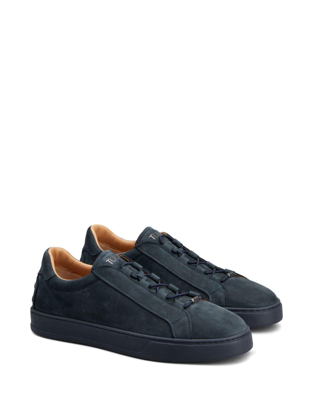 Sneakers in pelle scamosciata in  blu 