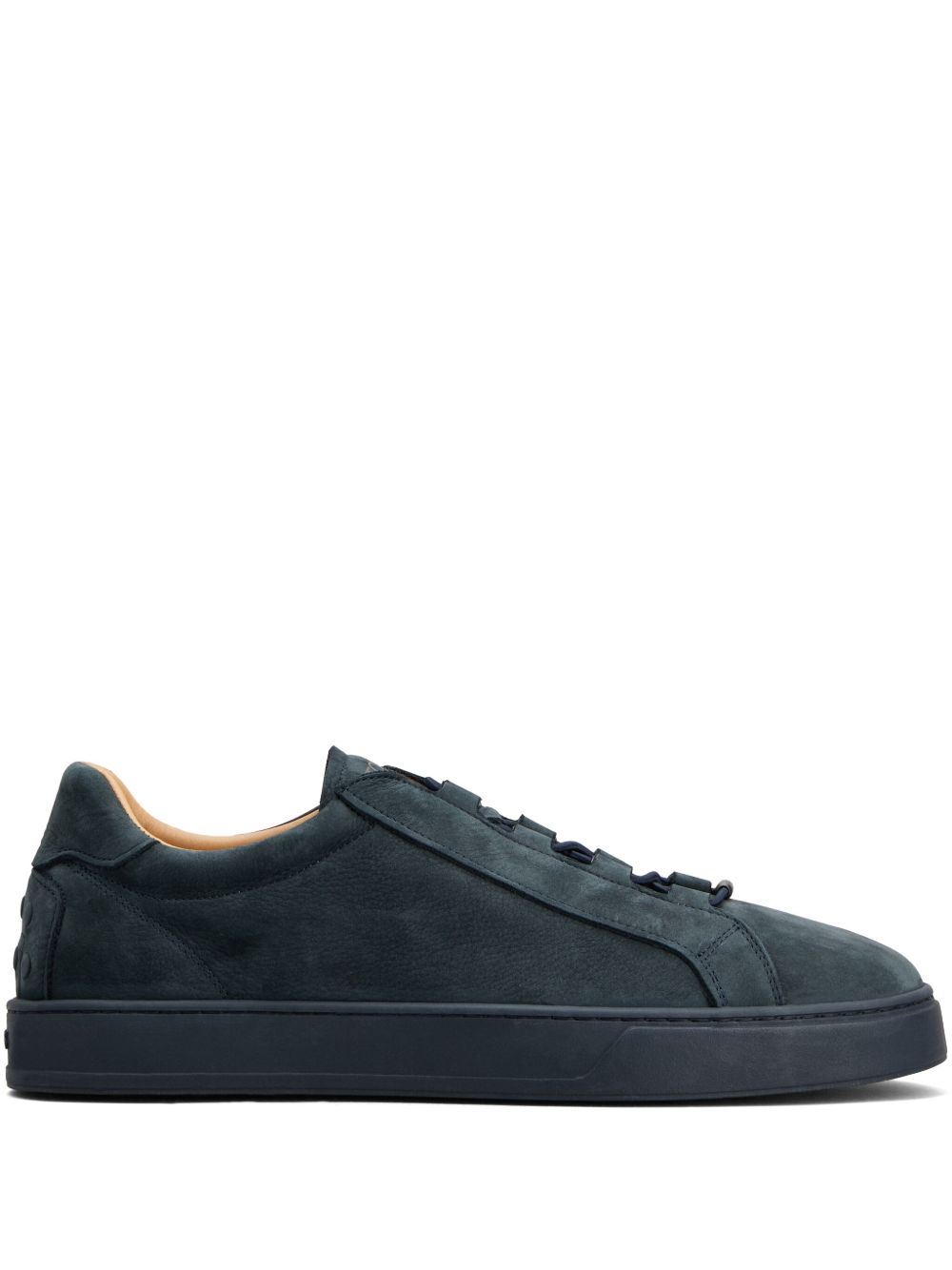 Sneakers in pelle scamosciata in  blu 