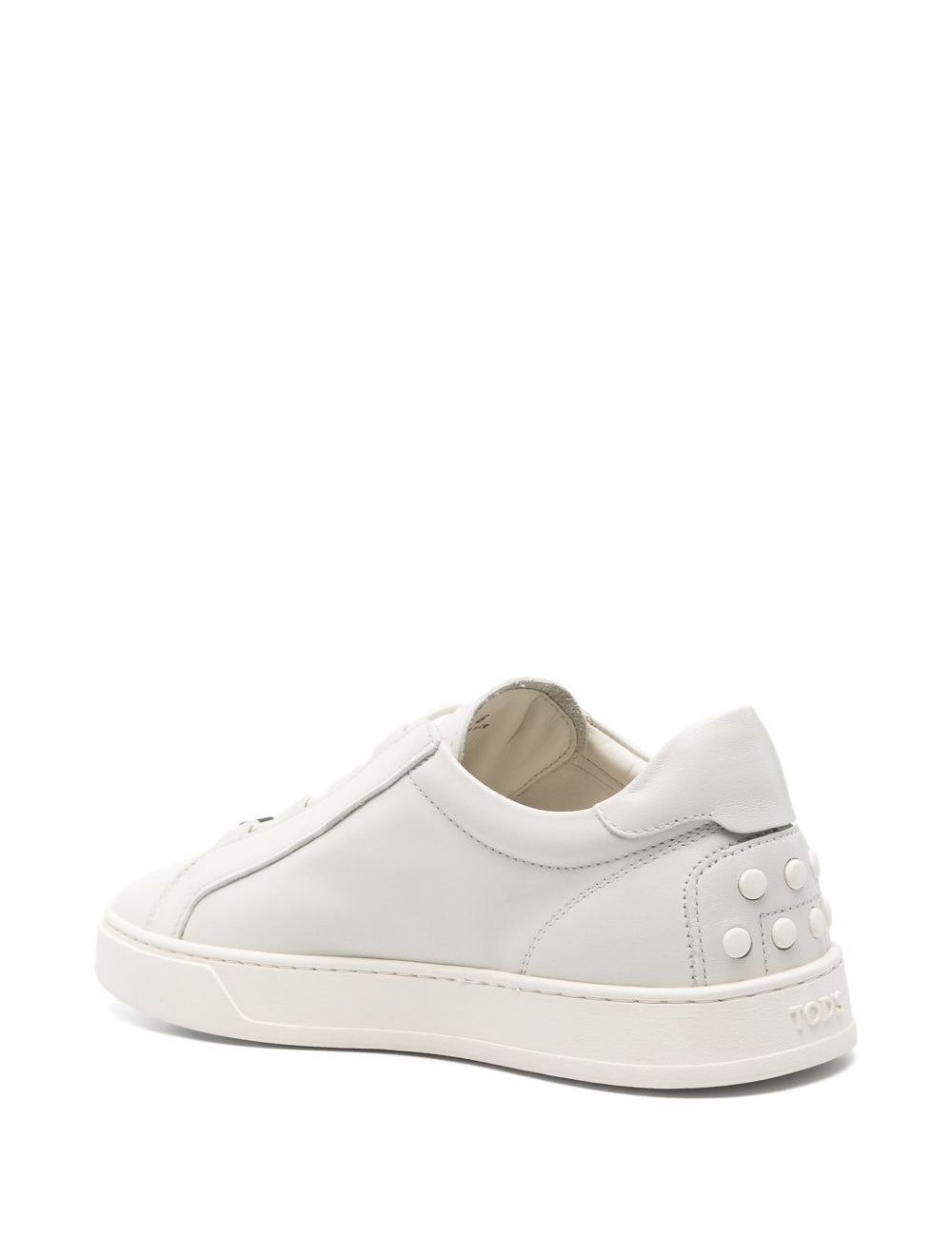 Sneakers in pelle in bianco 