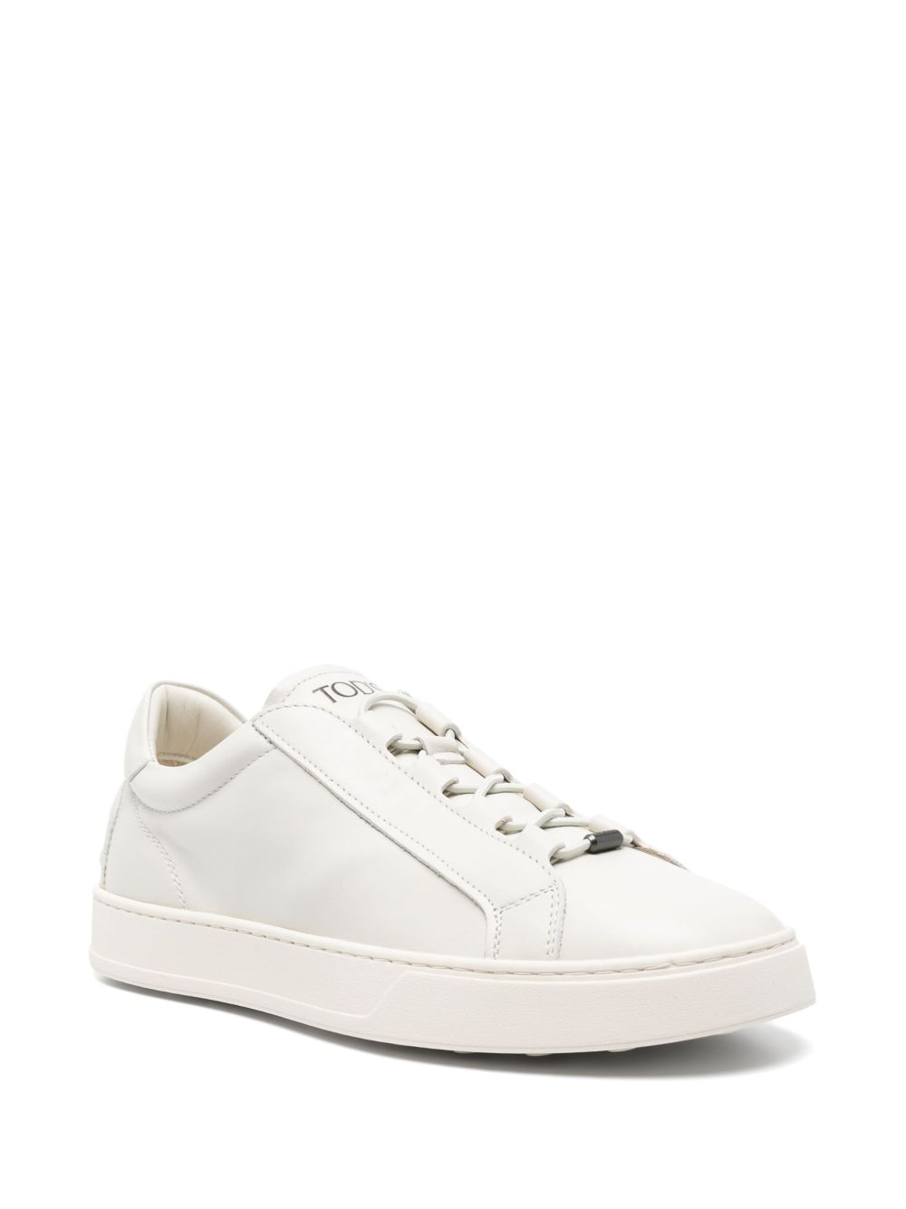 Sneakers in pelle in bianco 