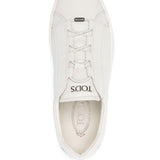 Sneakers in pelle in bianco 