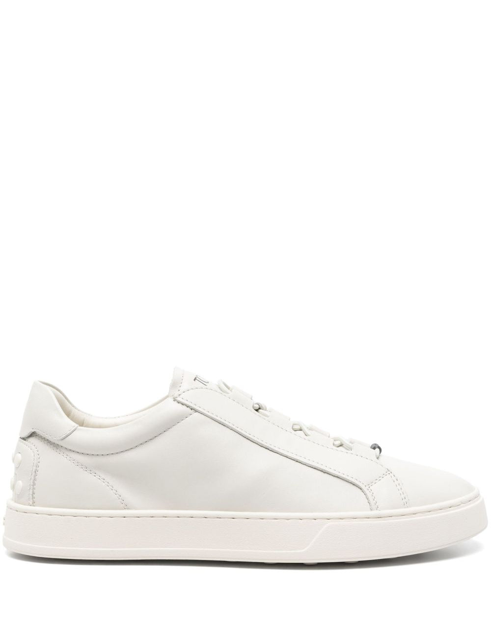 Sneakers in pelle in bianco 